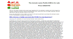 Desktop Screenshot of ploa.com